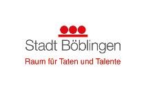 Logo mit Claim Stadt Böblingen, Raum für Taten und Talente